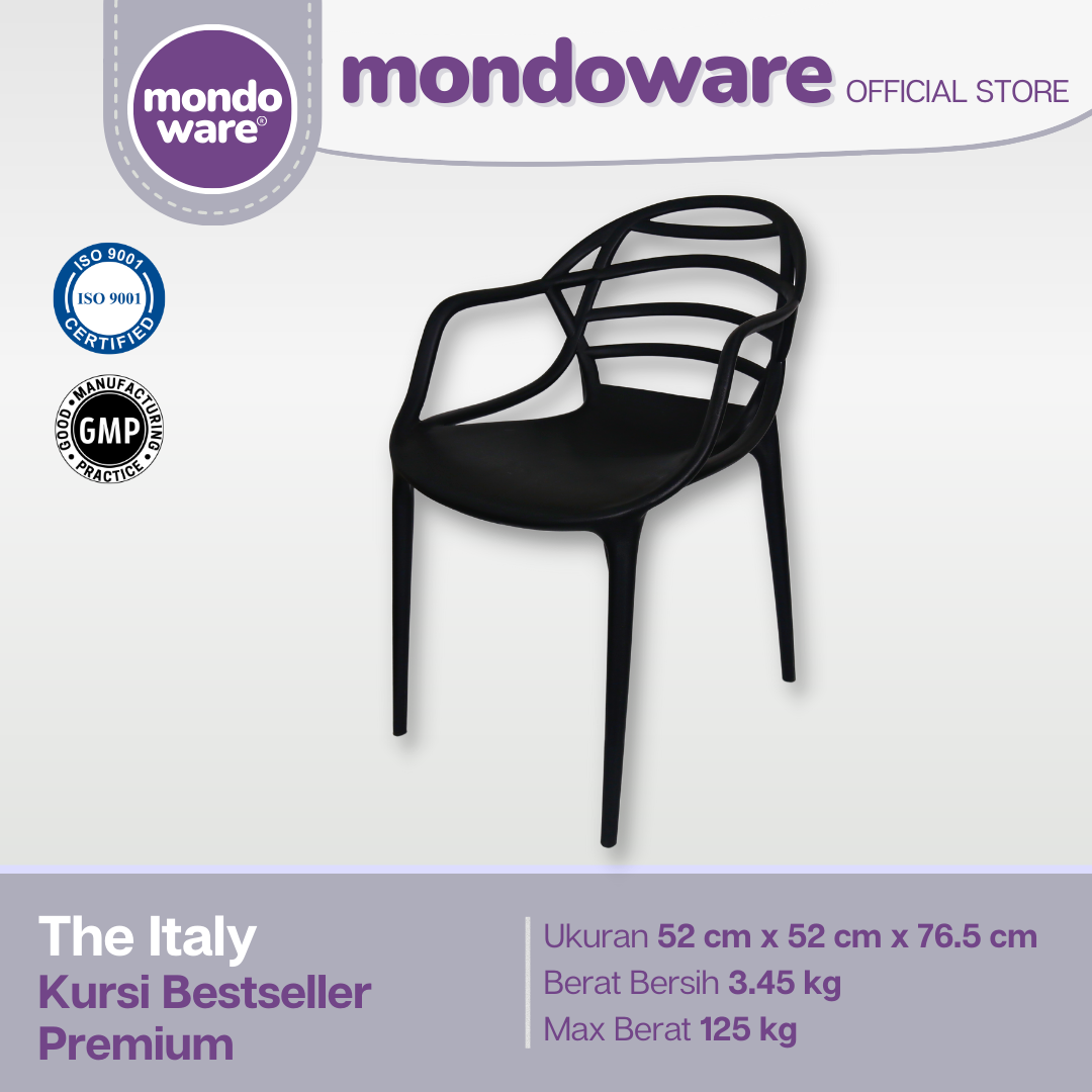 Kursi Bestseller Rumah Premium - Italy Chair - Mondoware Plastik R161